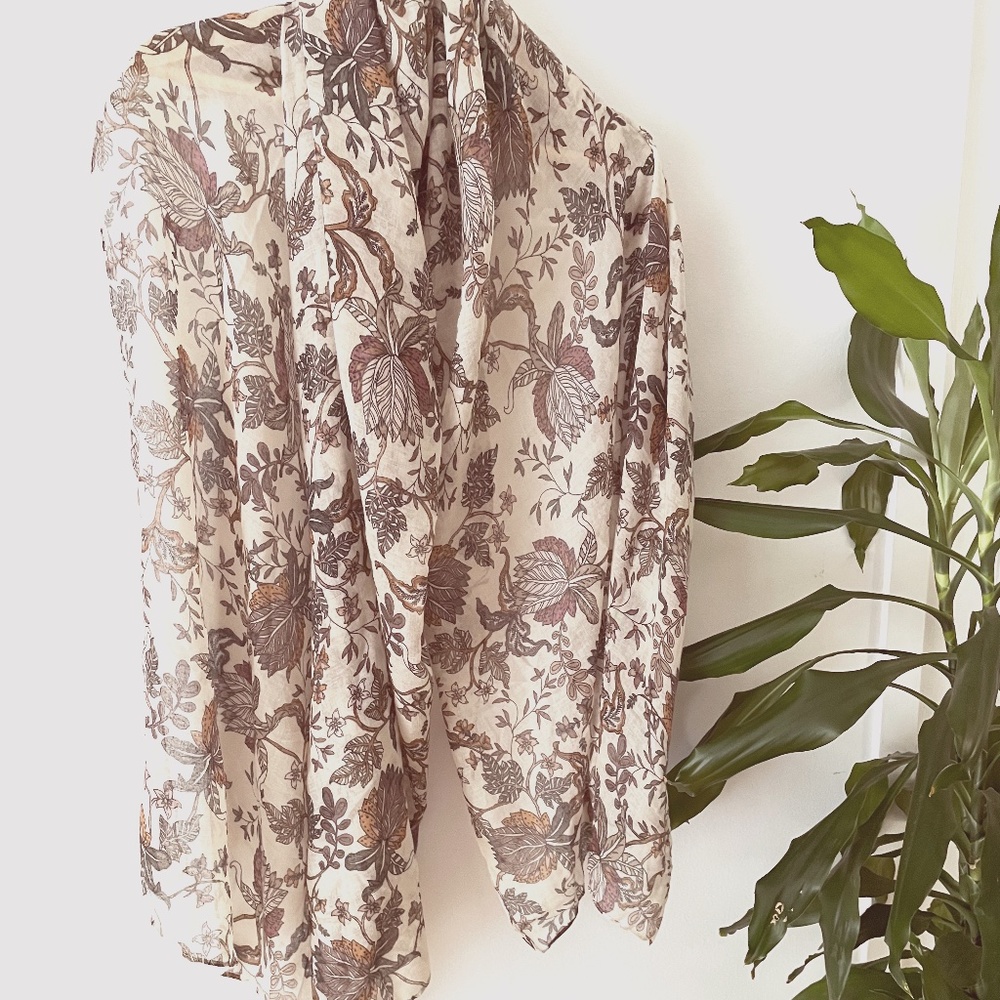 Bohemian Fall Leaves	Scarf